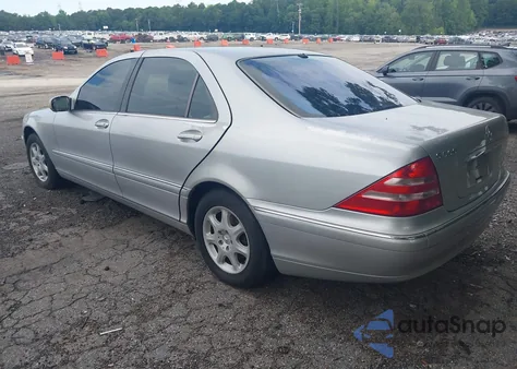 2001 Mercedes-Benz S 500 from USA, damaged, VIN WDBNG75JX1A155743
